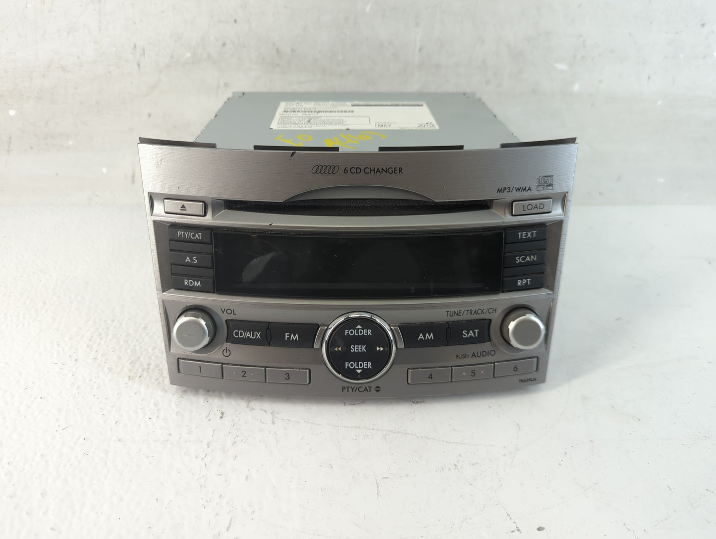 2009-2010 Infiniti M35 Radio AM FM Cd Player Receiver Replacement P/N:86201AJ60A Fits Fits 2009 2010 OEM Used Auto Parts - O