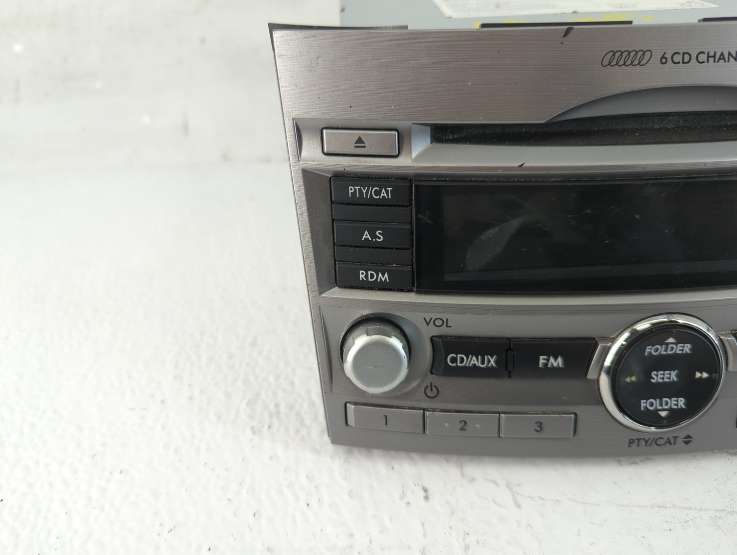 2009-2010 Infiniti M35 Radio AM FM Cd Player Receiver Replacement P/N:86201AJ60A Fits Fits 2009 2010 OEM Used Auto Parts - O