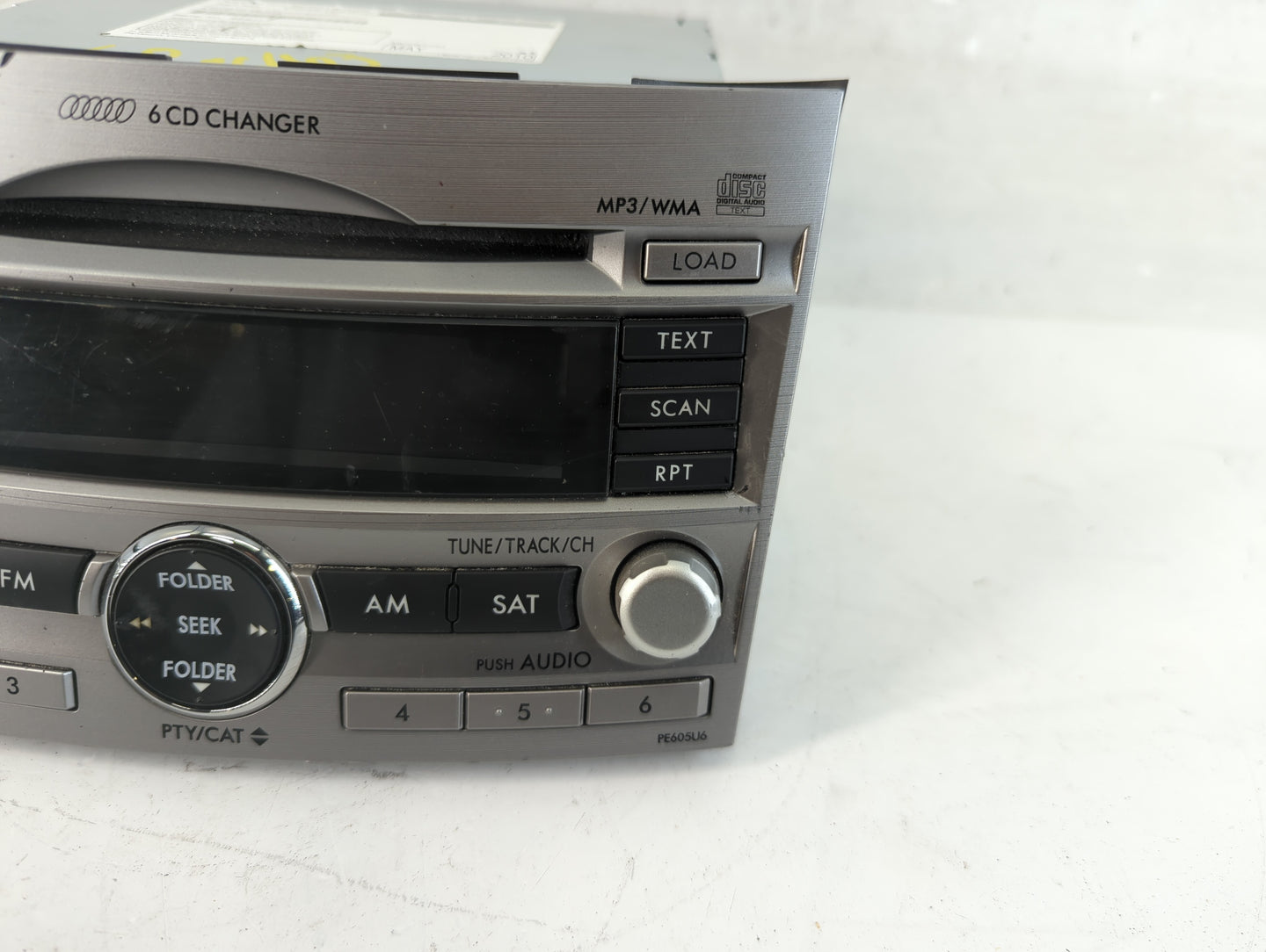 2009-2010 Infiniti M35 Radio AM FM Cd Player Receiver Replacement P/N:86201AJ60A Fits Fits 2009 2010 OEM Used Auto Parts - O