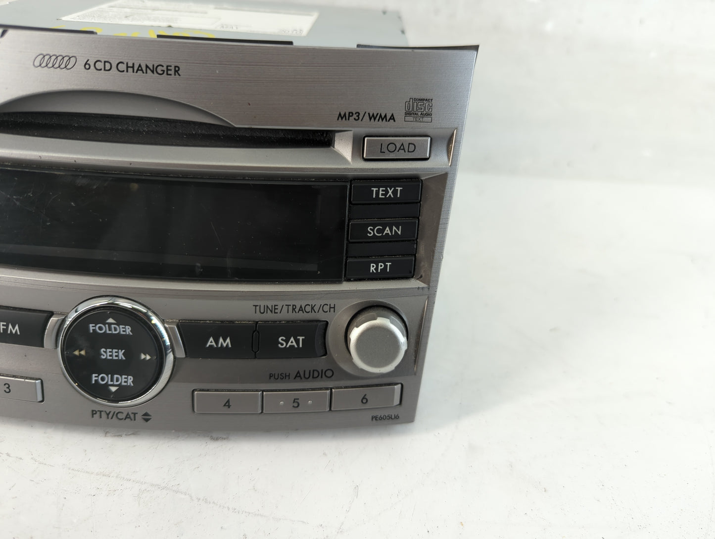 2009-2010 Infiniti M35 Radio AM FM Cd Player Receiver Replacement P/N:86201AJ60A Fits Fits 2009 2010 OEM Used Auto Parts - O
