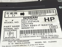 2009-2010 Infiniti Qx56 Radio AM FM Cd Player Receiver Replacement P/N:25915 ZQ19A NAU-3121KUS, UQY7793 Fits Fits 2009 2010 