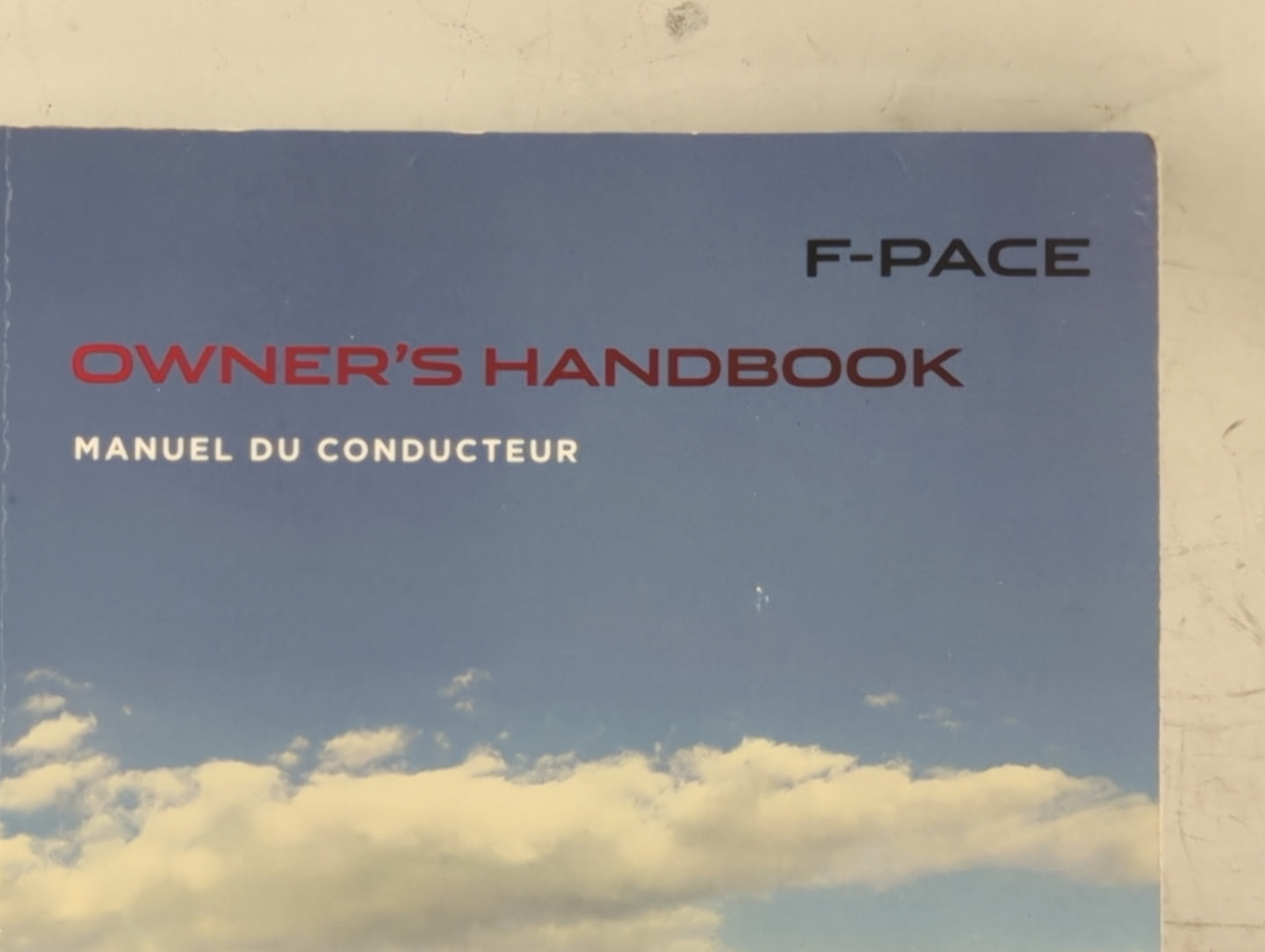 2010 Jaguar F-Pace Owners Manual Book Guide OEM Used Auto Parts - Oemusedautoparts1.com