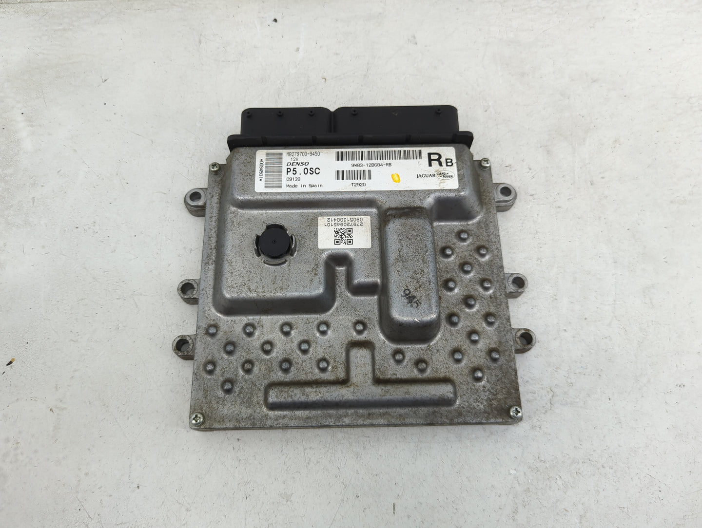 2010-2012 Jaguar Xf PCM Engine Control Computer ECU ECM PCU OEM P/N:MB279700-9450 9W83-12B684-RB Fits OEM Used Auto Parts - 