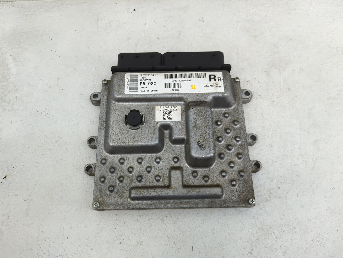 2010-2012 Jaguar Xf PCM Engine Control Computer ECU ECM PCU OEM P/N:MB279700-9450 9W83-12B684-RB Fits OEM Used Auto Parts - 