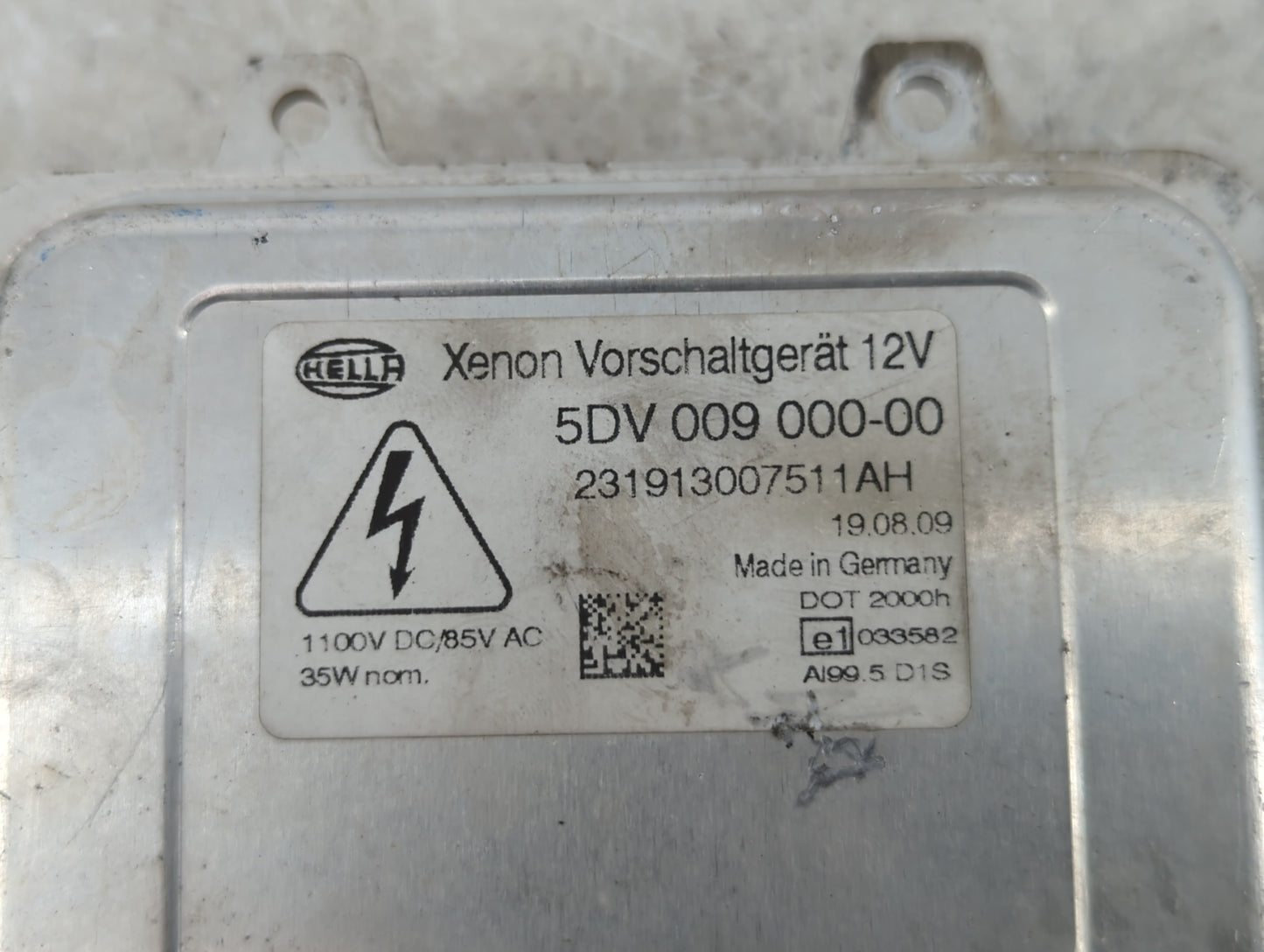 2009-2012 Jaguar Xf Headlight Ballast Head Light - Oemusedautoparts1.com