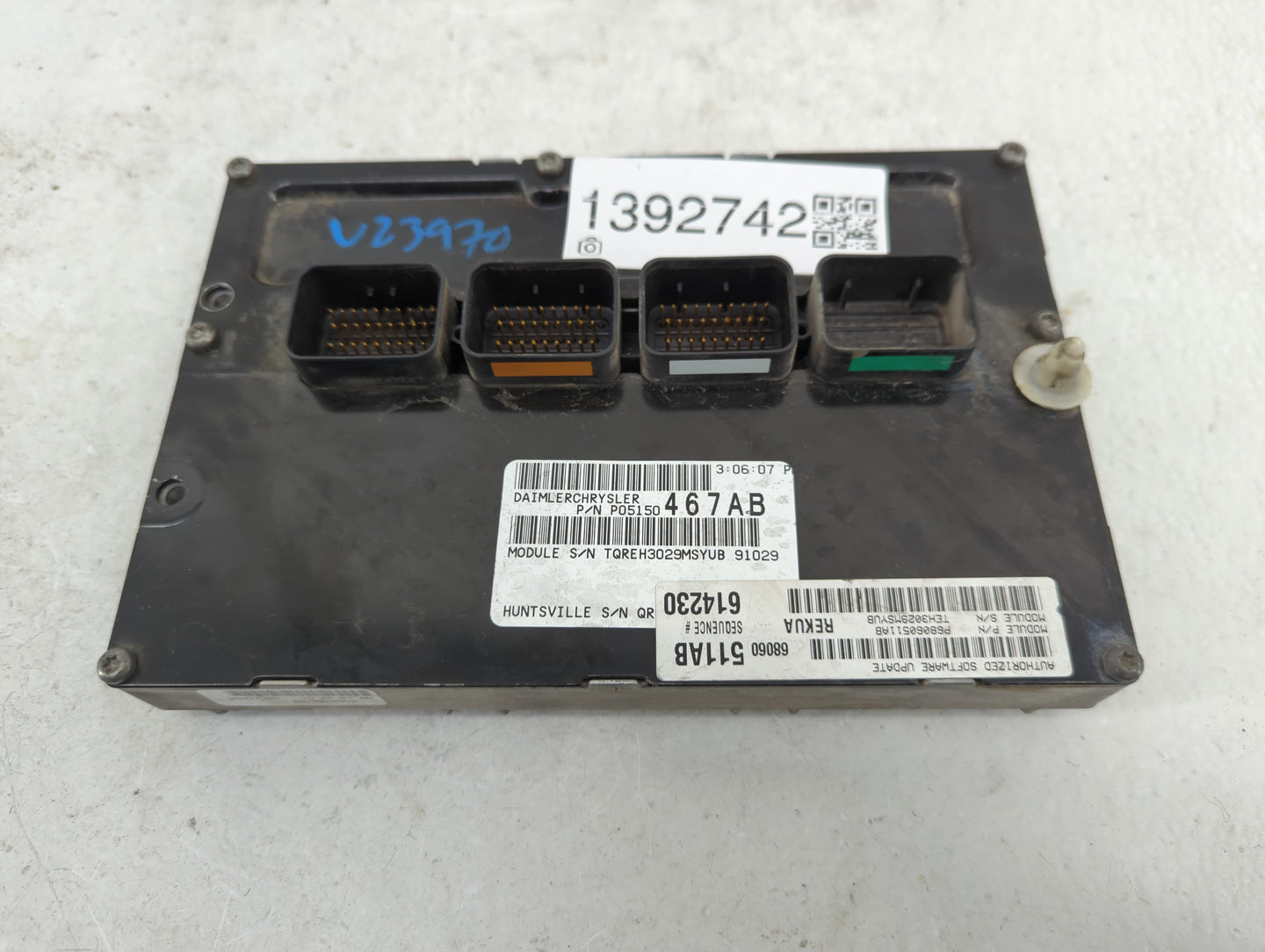 2009-2010 Jeep Commander PCM Engine Control Computer ECU ECM PCU OEM P/N:P05150467AB 68028155AD, P05150467AA Fits Fits 2009 