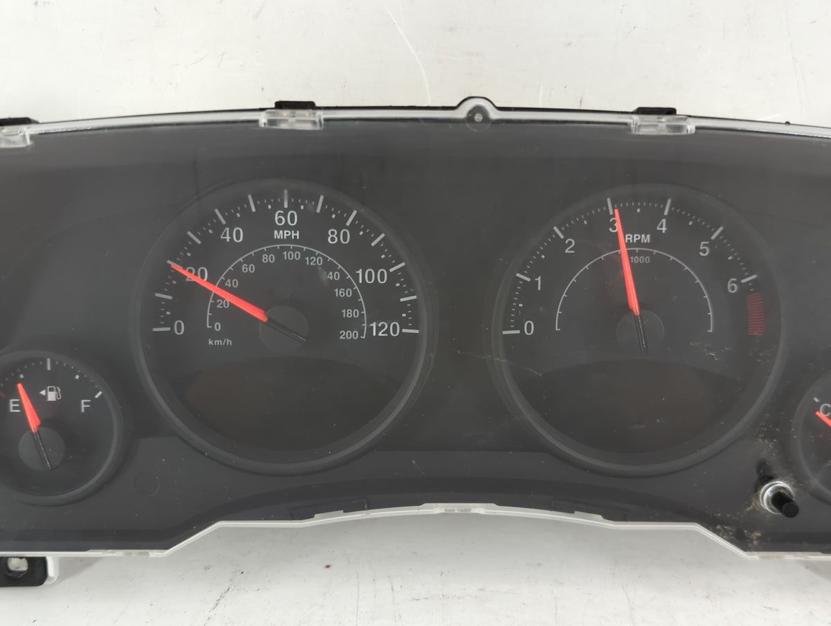 2010 Jeep Compass Instrument Cluster Speedometer Gauges P/N:05172697AC Miles:1K Fits OEM Used Auto Parts - Oemusedautoparts1