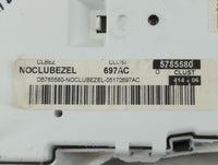 2010 Jeep Compass Instrument Cluster Speedometer Gauges Fits OEM Used Auto Parts - Oemusedautoparts1.com