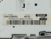 2010 Jeep Compass Instrument Cluster Speedometer Gauges P/N:05172697AC Miles:1K Fits OEM Used Auto Parts - Oemusedautoparts1