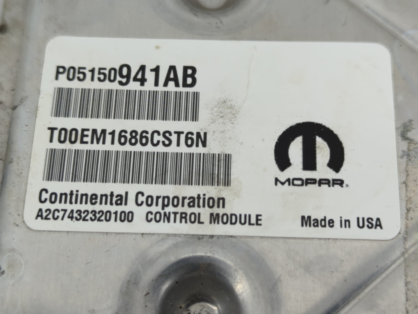 2007-2010 Jeep Compass PCM Engine Control Computer ECU ECM PCU OEM P/N:05150941AB Fits Fits 2007 2008 2009 2010 OEM Used Aut