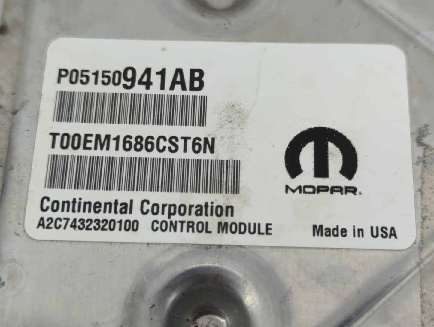 2007-2010 Jeep Compass PCM Engine Control Computer ECU ECM PCU OEM P/N:05150941AB Fits Fits 2007 2008 2009 2010 OEM Used Aut