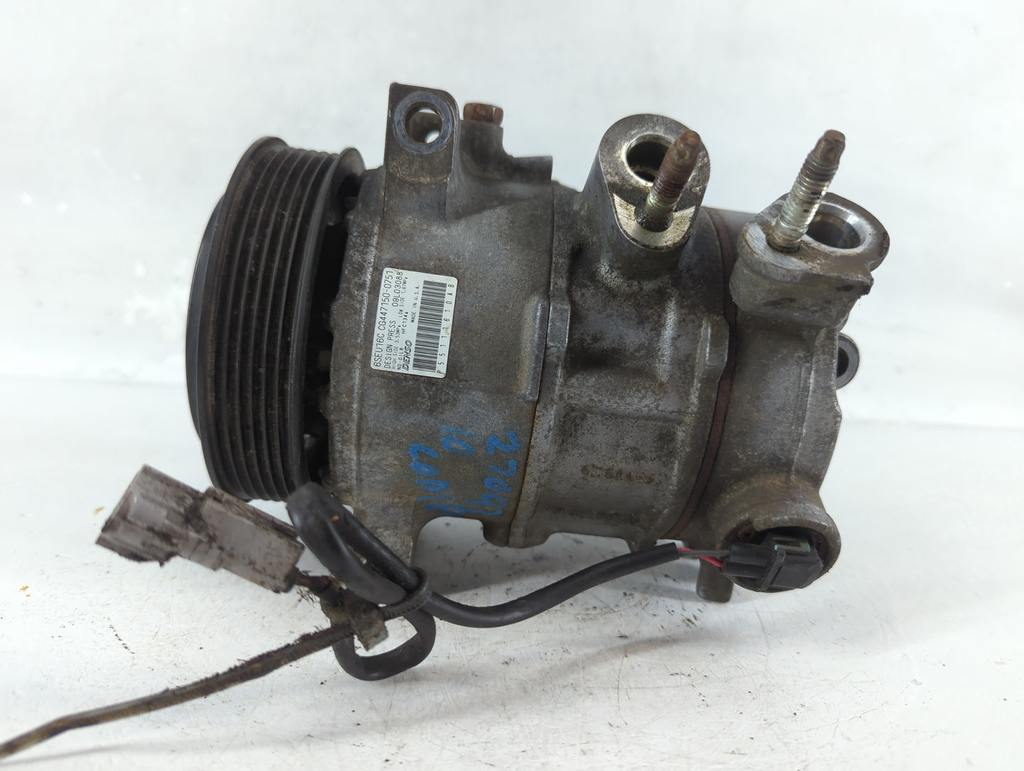2009-2010 Jeep Compass Air Conditioning A/c Ac Compressor Oem - Oemusedautoparts1.com