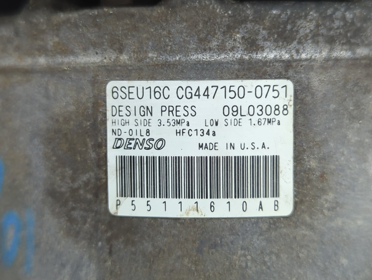2009-2010 Jeep Compass Air Conditioning A/c Ac Compressor Oem - Oemusedautoparts1.com
