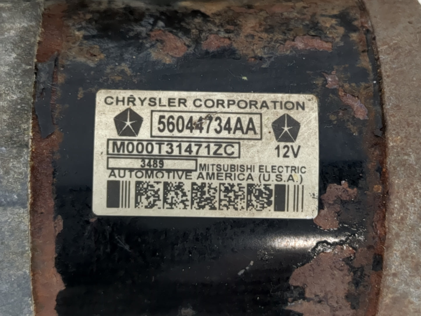 2005-2010 Jeep Grand Cherokee Car Starter Motor Solenoid OEM P/N:56044734AA Fits Fits 2005 2006 2007 2008 2009 2010 OEM Used