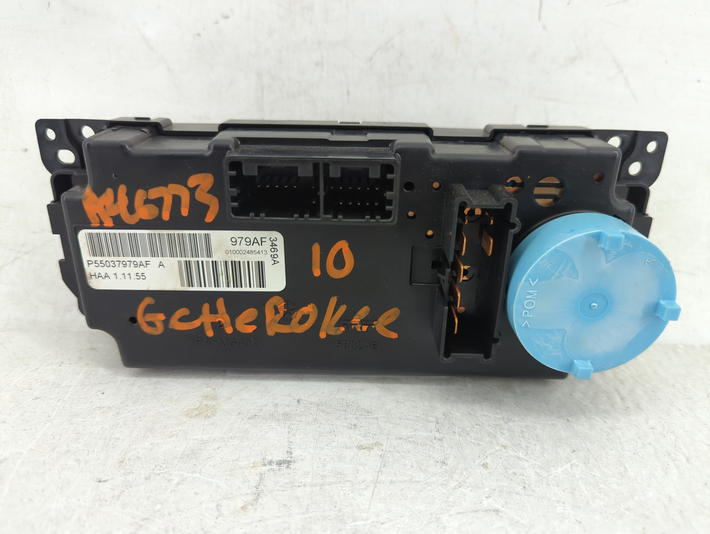 2007-2010 Jeep Grand Cherokee Climate Control Module Temperature AC/Heater Replacement P/N:P55037979AF Fits OEM Used Auto Pa