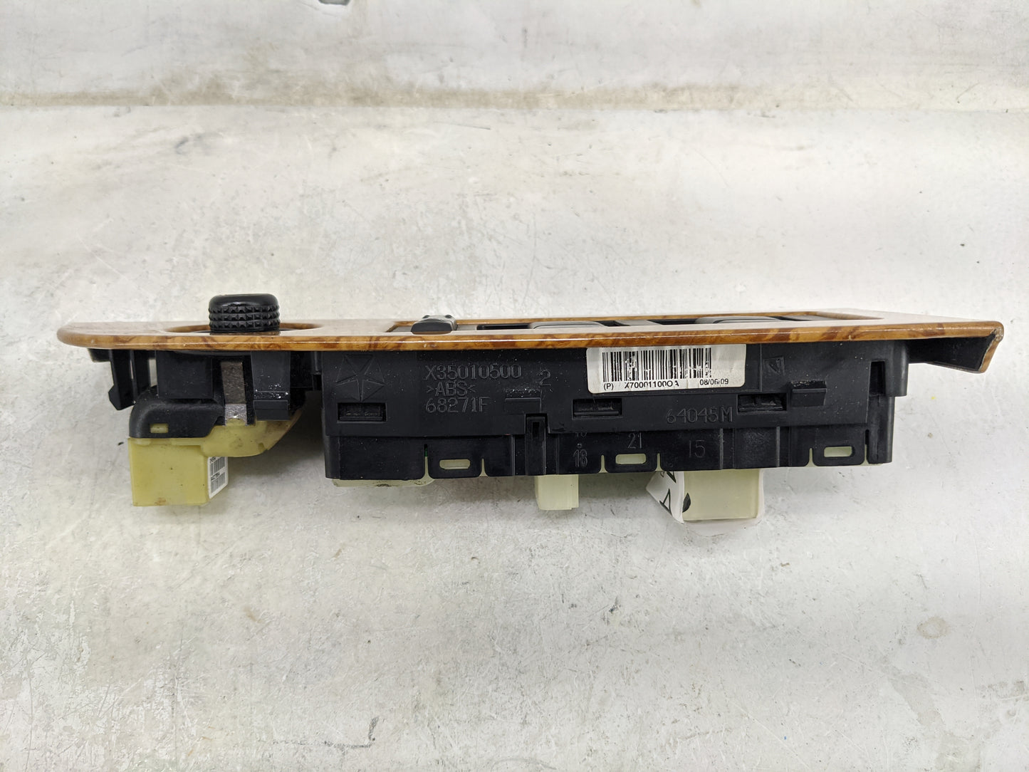 2006-2010 Jeep Grand Cherokee Master Power Window Switch Replacement Driver Side Left P/N:X35010500 68271F Fits OEM Used Aut