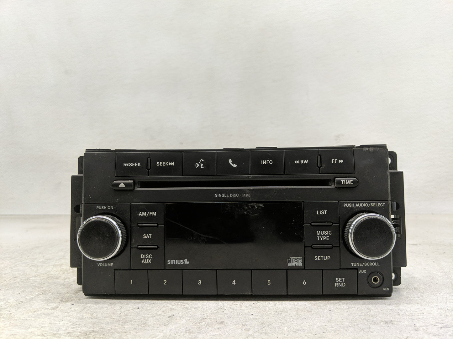 2009-2011 Jeep Liberty Radio AM FM Cd Player Receiver Replacement P/N:P05091228AC P05091117AC Fits Fits 2008 2009 2010 2011 