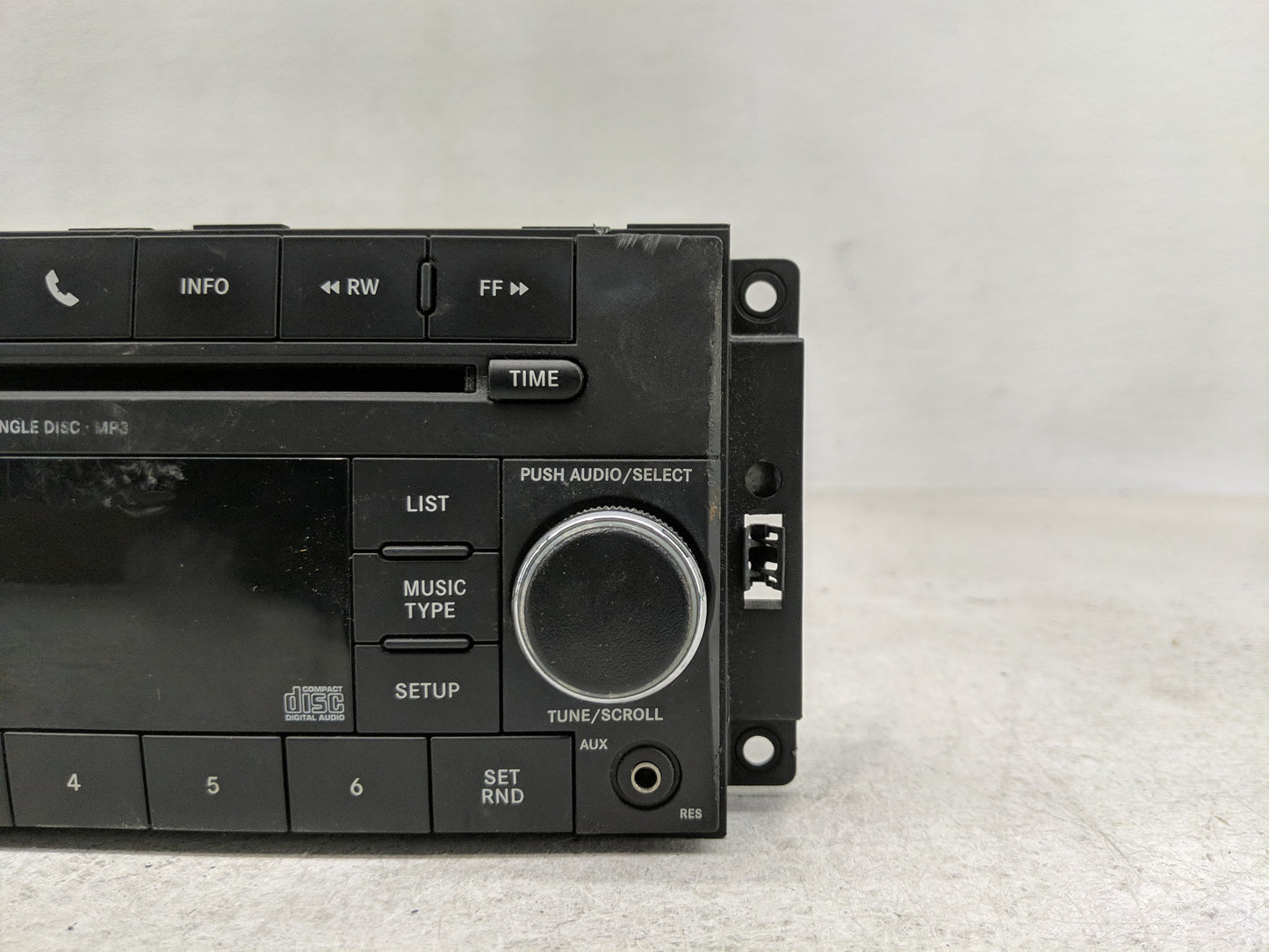 2009-2011 Jeep Liberty Radio AM FM Cd Player Receiver Replacement P/N:P05091228AC P05091117AC Fits Fits 2008 2009 2010 2011 