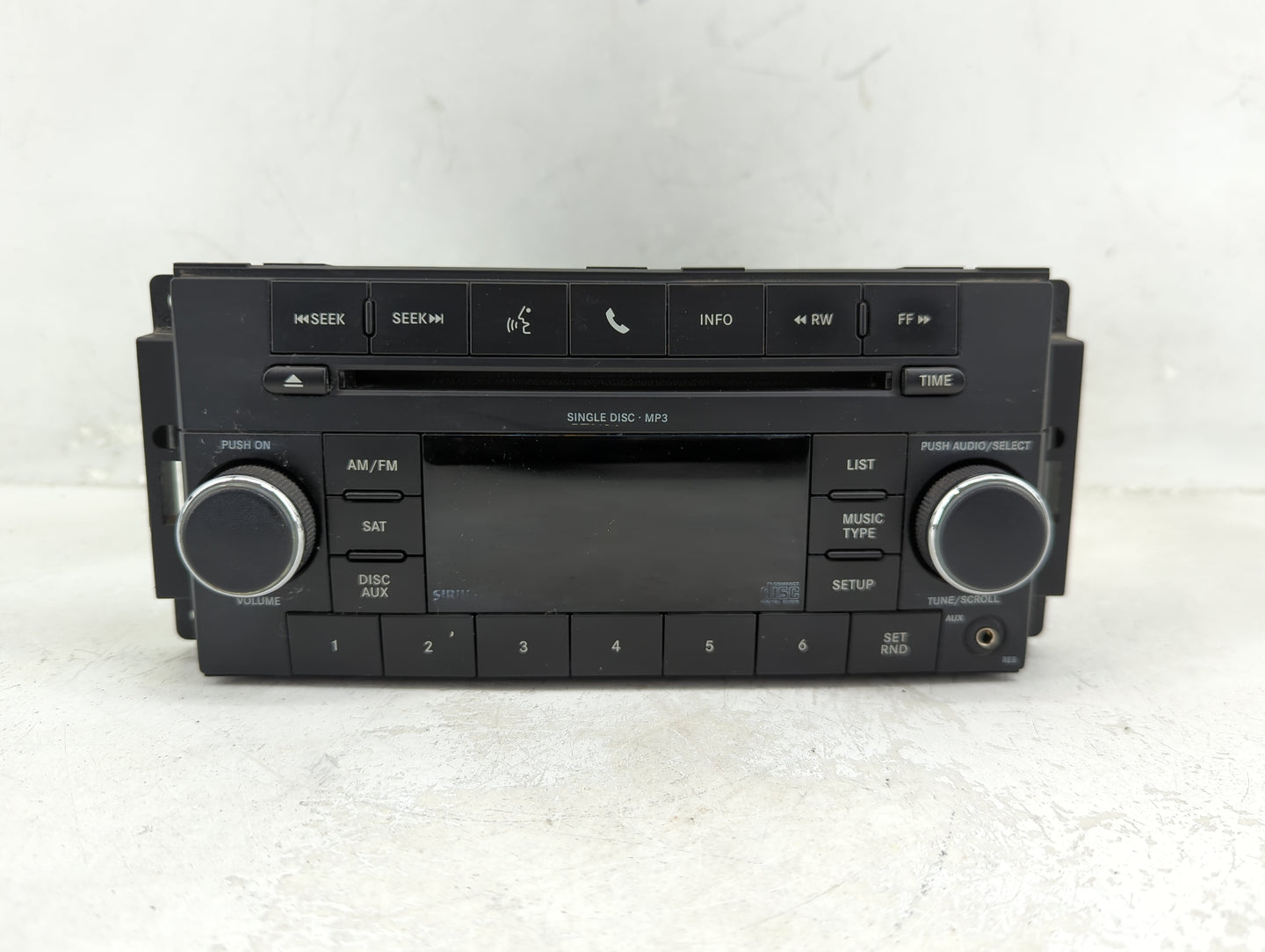 2009-2011 Jeep Liberty Radio AM FM Cd Player Receiver Replacement P/N:05091117AC Fits Fits 2008 2009 2010 2011 OEM Used Auto