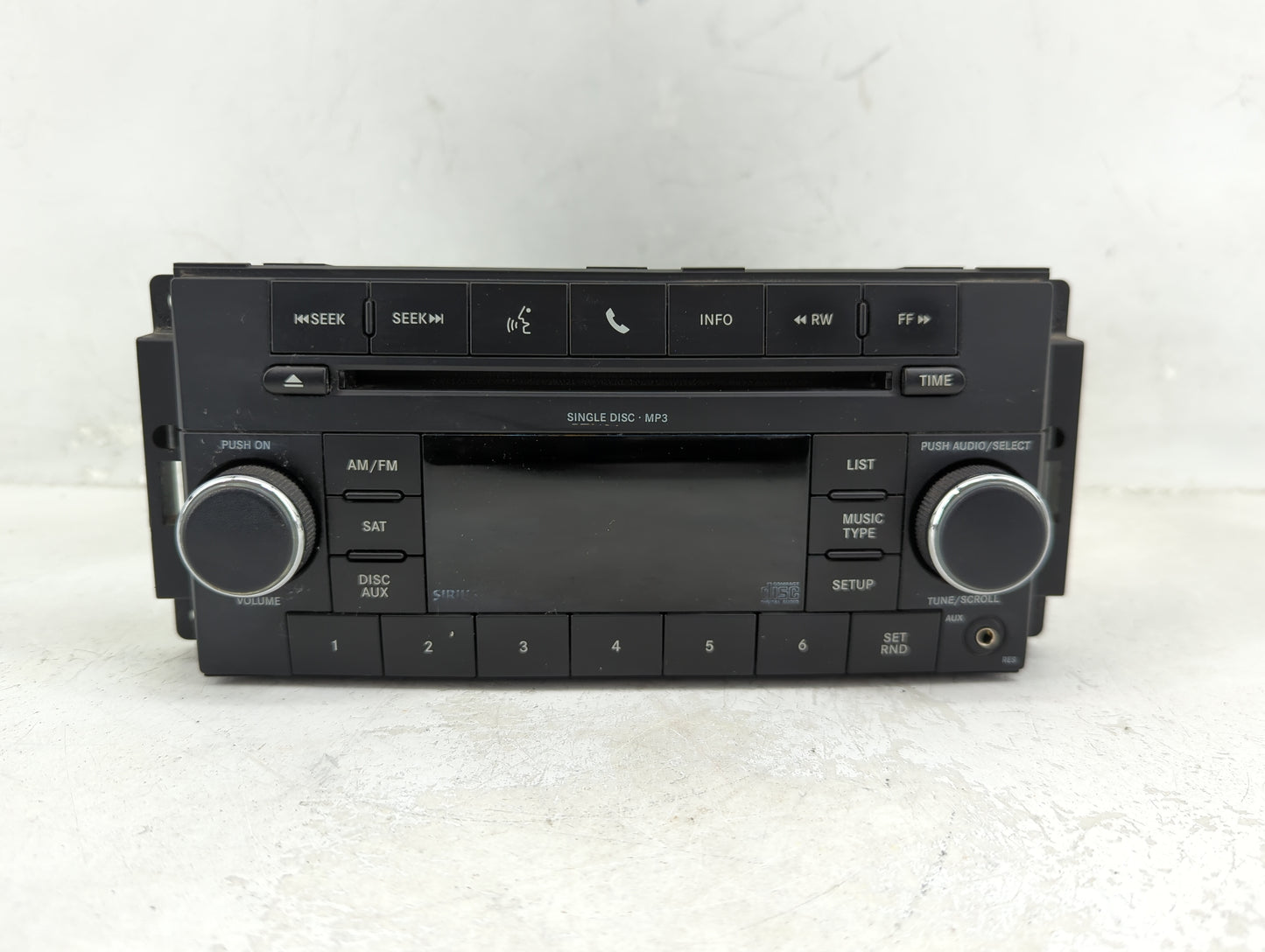 2009-2011 Jeep Liberty Radio AM FM Cd Player Receiver Replacement P/N:05091117AC Fits Fits 2008 2009 2010 2011 OEM Used Auto