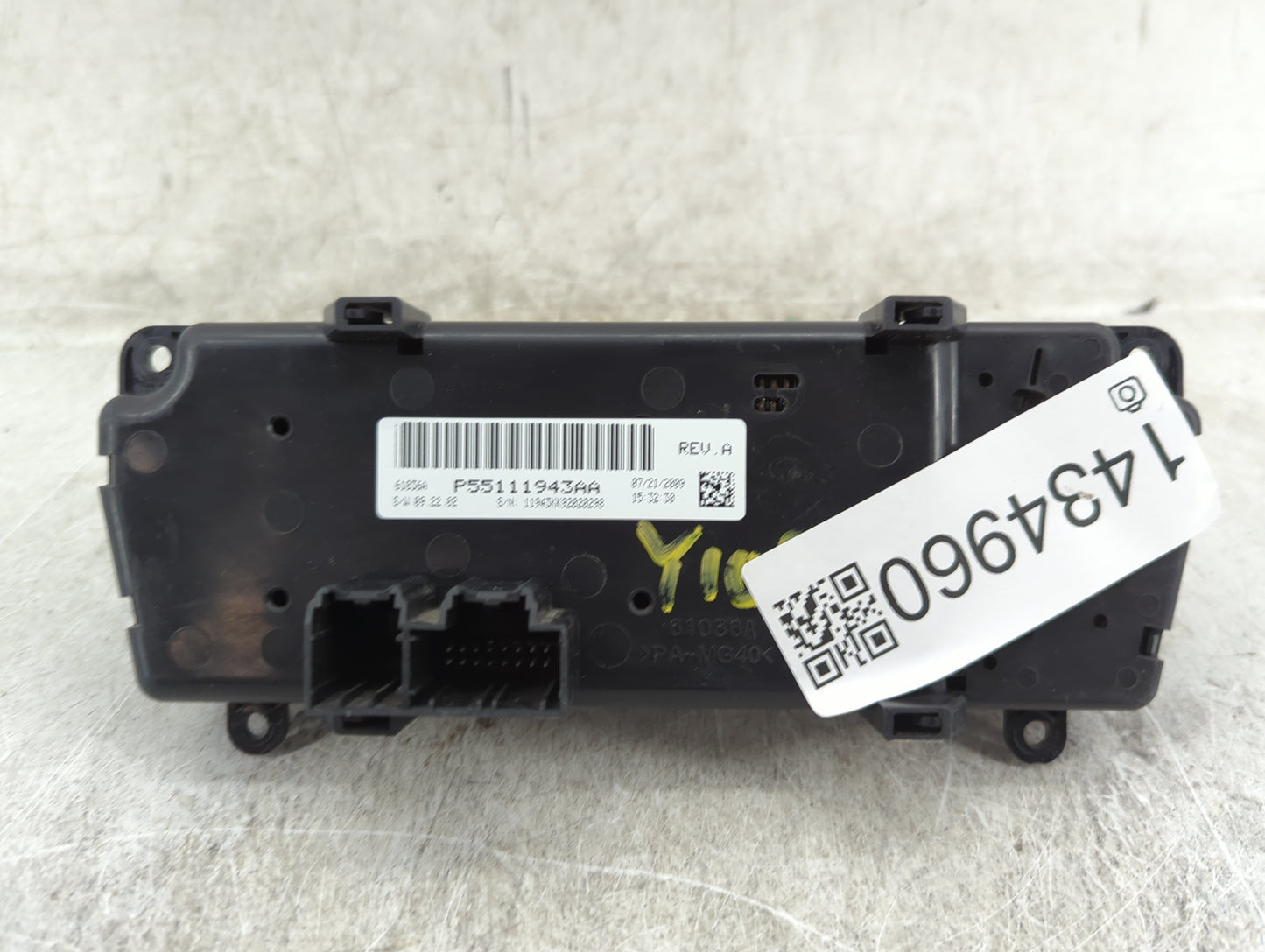 2010-2012 Jeep Liberty Climate Control Module Temperature AC/Heater Replacement P/N:P55111943AA Fits Fits 2010 2011 2012 OEM
