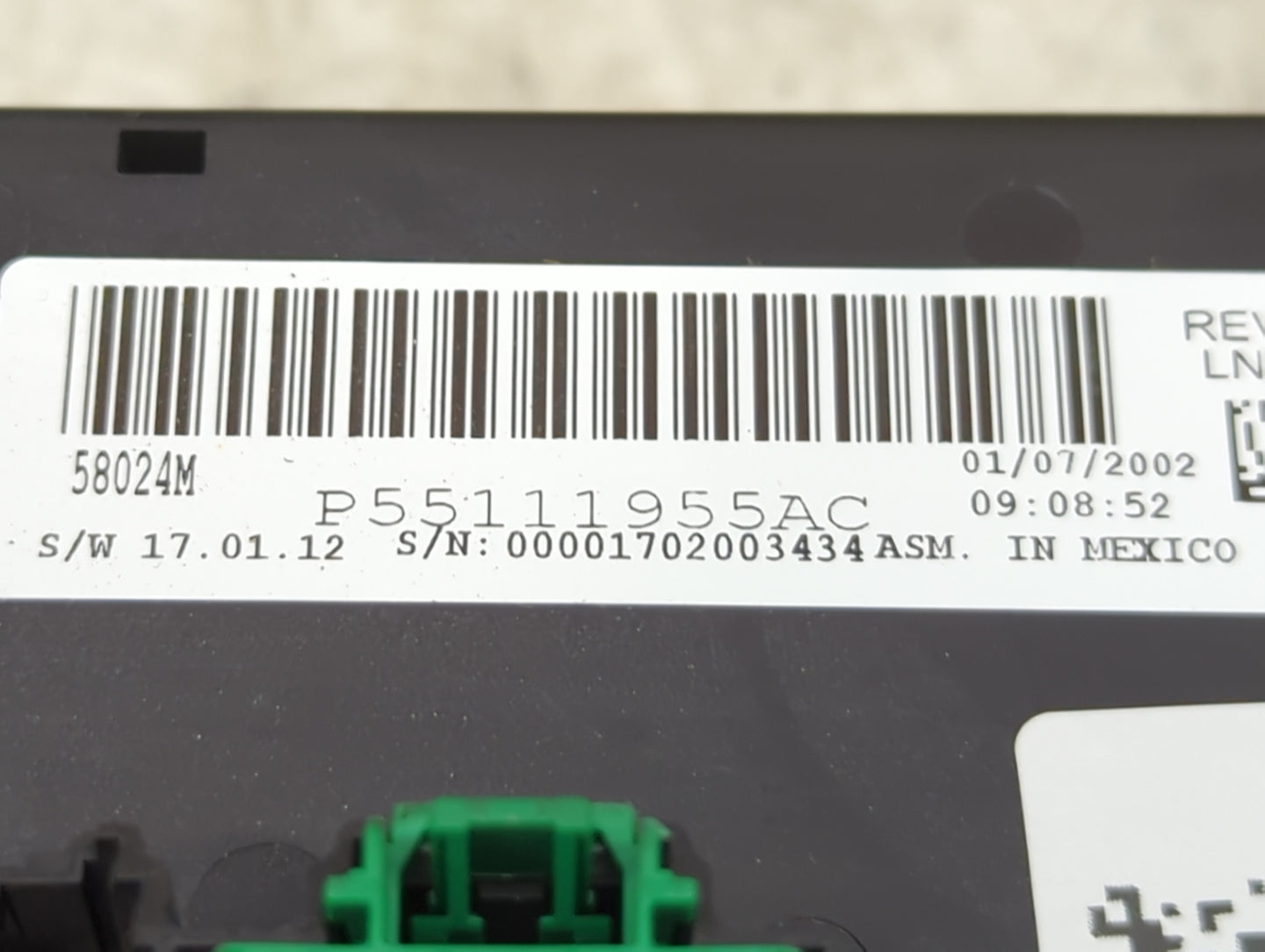2010-2012 Jeep Liberty Climate Control Module Temperature AC/Heater Replacement P/N:P55111955AC Fits Fits 2010 2011 2012 OEM