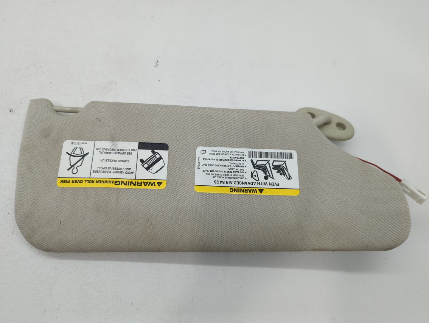 2008-2012 Jeep Liberty Sun Visor Shade Replacement Driver Left Mirror Fits Fits 2008 2009 2010 2011 2012 OEM Used Auto Parts