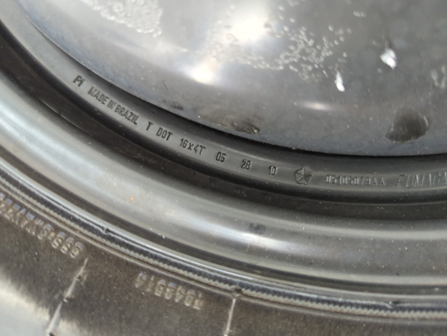 2007-2017 Jeep Patriot Spare Donut Tire Wheel Rim Oem - Oemusedautoparts1.com