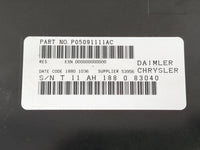 2007-2010 Jeep Patriot Radio AM FM Cd Player Receiver Replacement P/N:P05091111AC Fits Fits 2007 2008 2009 2010 OEM Used Aut