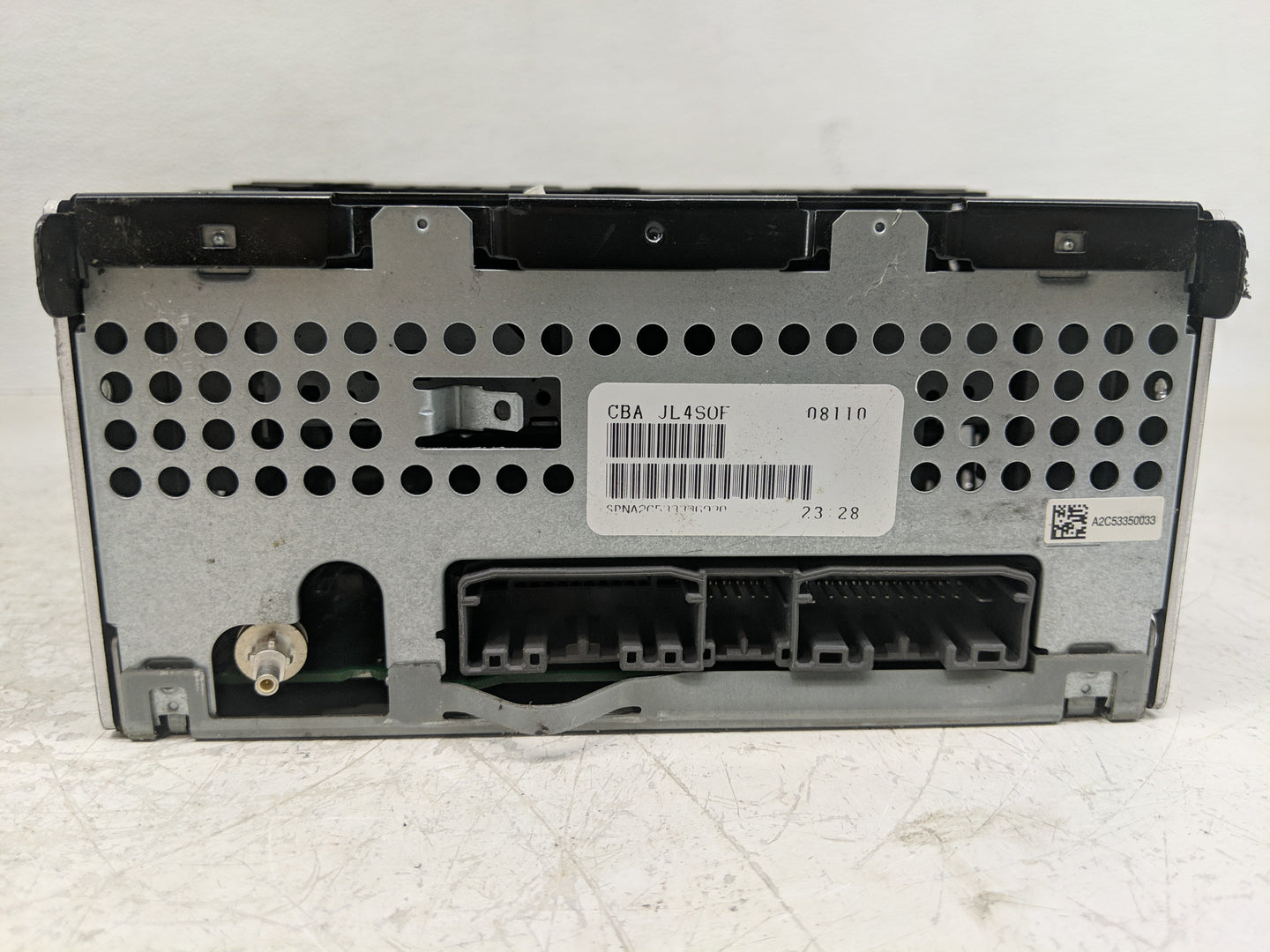 2009-2010 Jeep Patriot Radio AM FM Cd Player Receiver Replacement P/N:P05091111AC Fits Fits 2009 2010 OEM Used Auto Parts - 