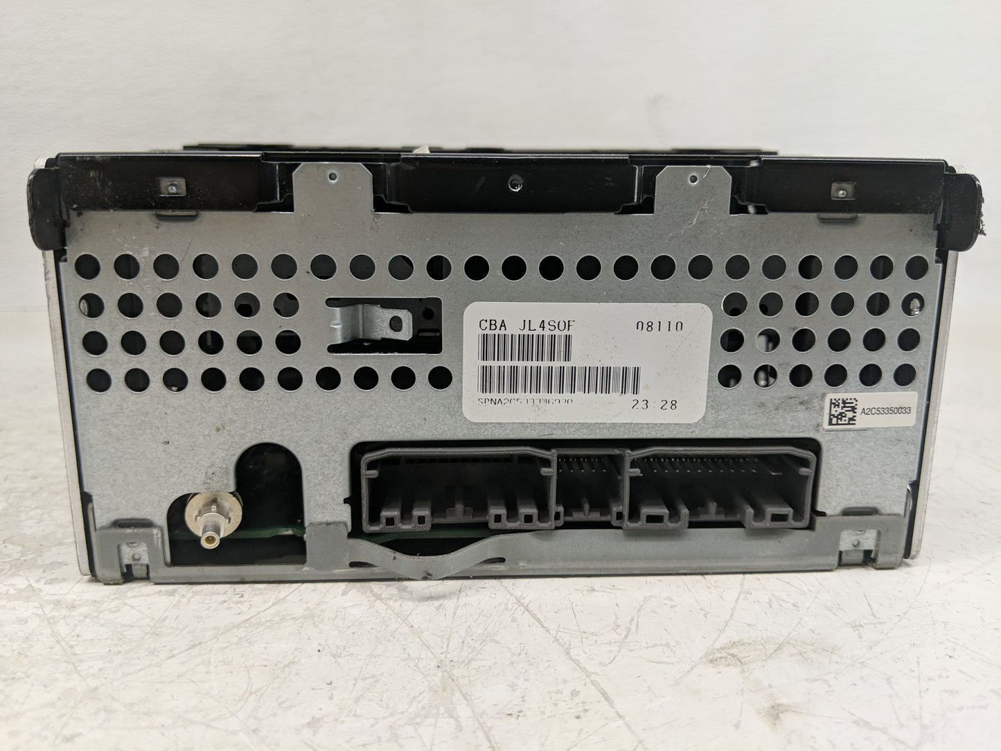2009-2010 Jeep Patriot Radio AM FM Cd Player Receiver Replacement P/N:P05091111AC Fits Fits 2009 2010 OEM Used Auto Parts - 