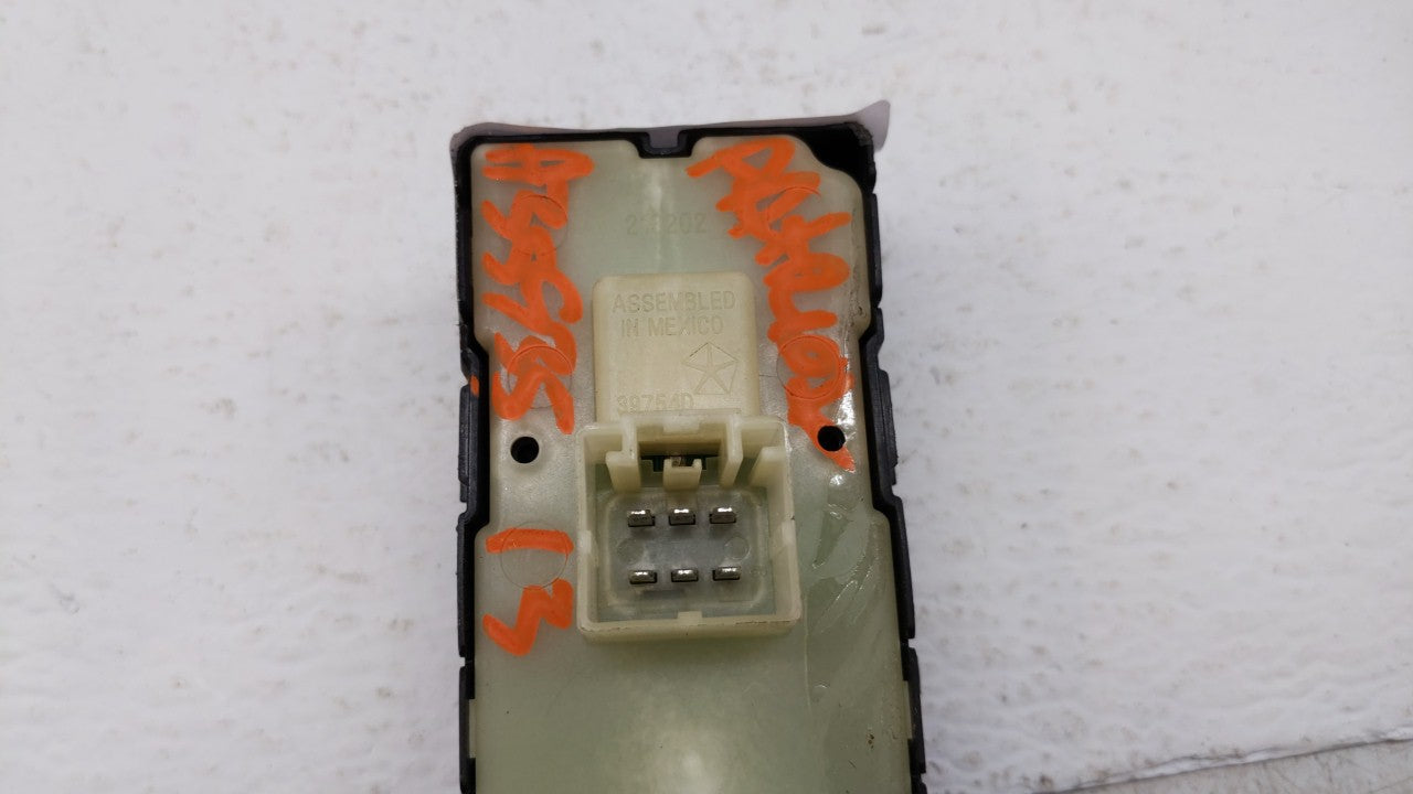 2011-2017 Jeep Patriot Master Power Window Switch Replacement Driver Side Left P/N:04602780AA 56040694AD Fits OEM Used Auto 