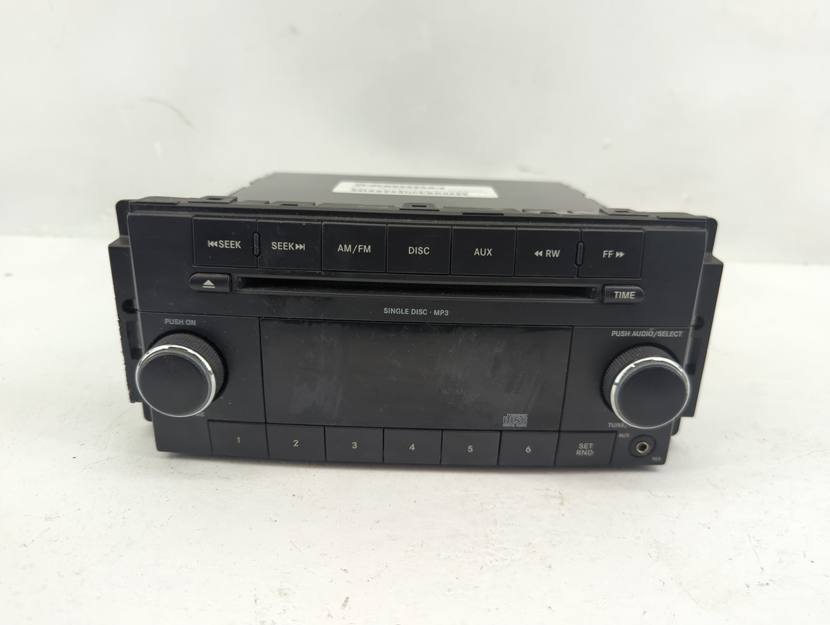 2009-2010 Jeep Patriot Radio AM FM Cd Player Receiver Replacement P/N:P05091111AC Fits Fits 2008 2009 2010 OEM Used Auto Par