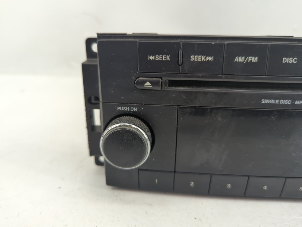 2009-2010 Jeep Patriot Radio AM FM Cd Player Receiver Replacement P/N:P05091111AC Fits Fits 2008 2009 2010 OEM Used Auto Par