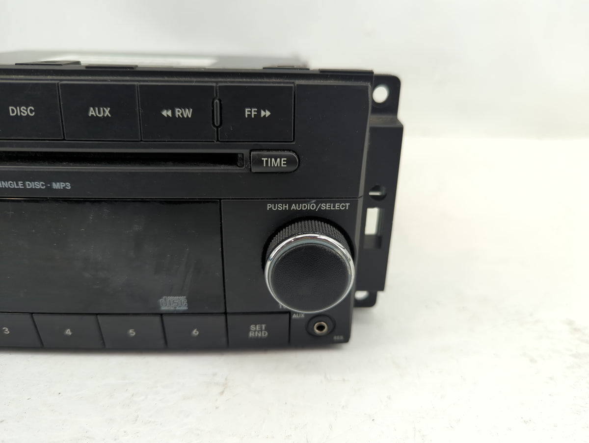 2009-2010 Jeep Patriot Radio AM FM Cd Player Receiver Replacement P/N:P05091111AC Fits Fits 2008 2009 2010 OEM Used Auto Par