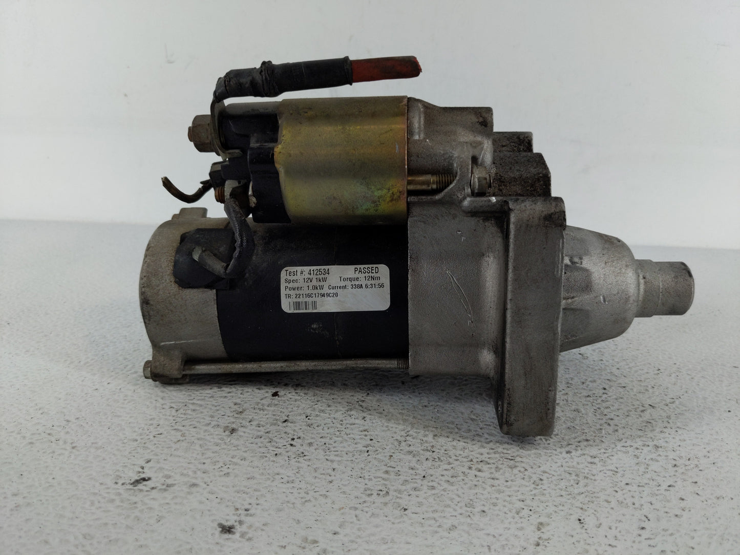 2009-2011 Jeep Wrangler Car Starter Motor Solenoid OEM P/N:412534 Fits Fits 2009 2010 2011 OEM Used Auto Parts - Oemusedauto