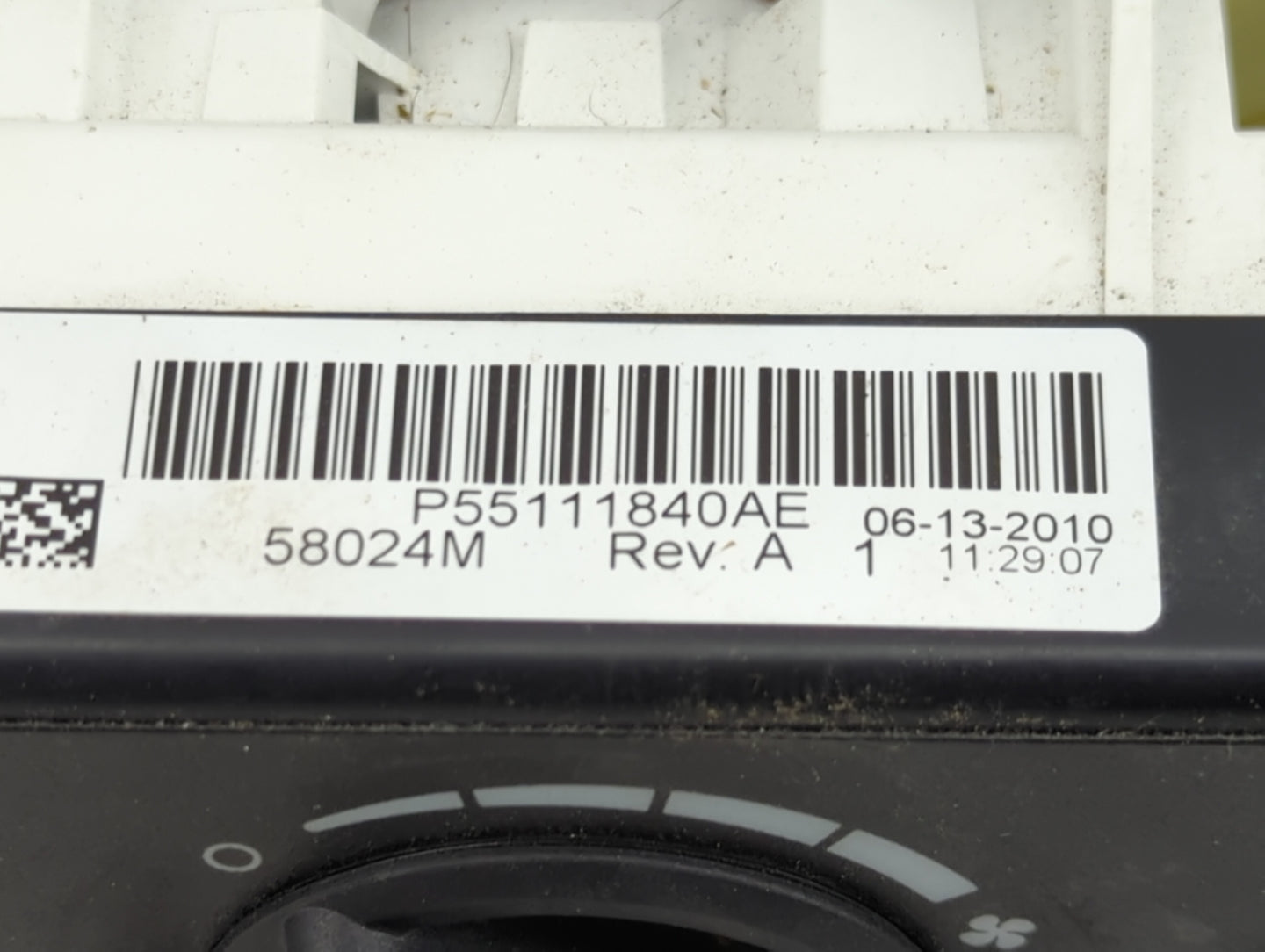 2007-2010 Jeep Wrangler Climate Control Module Temperature AC/Heater Replacement P/N:P55111840AE Fits Fits 2007 2008 2009 20