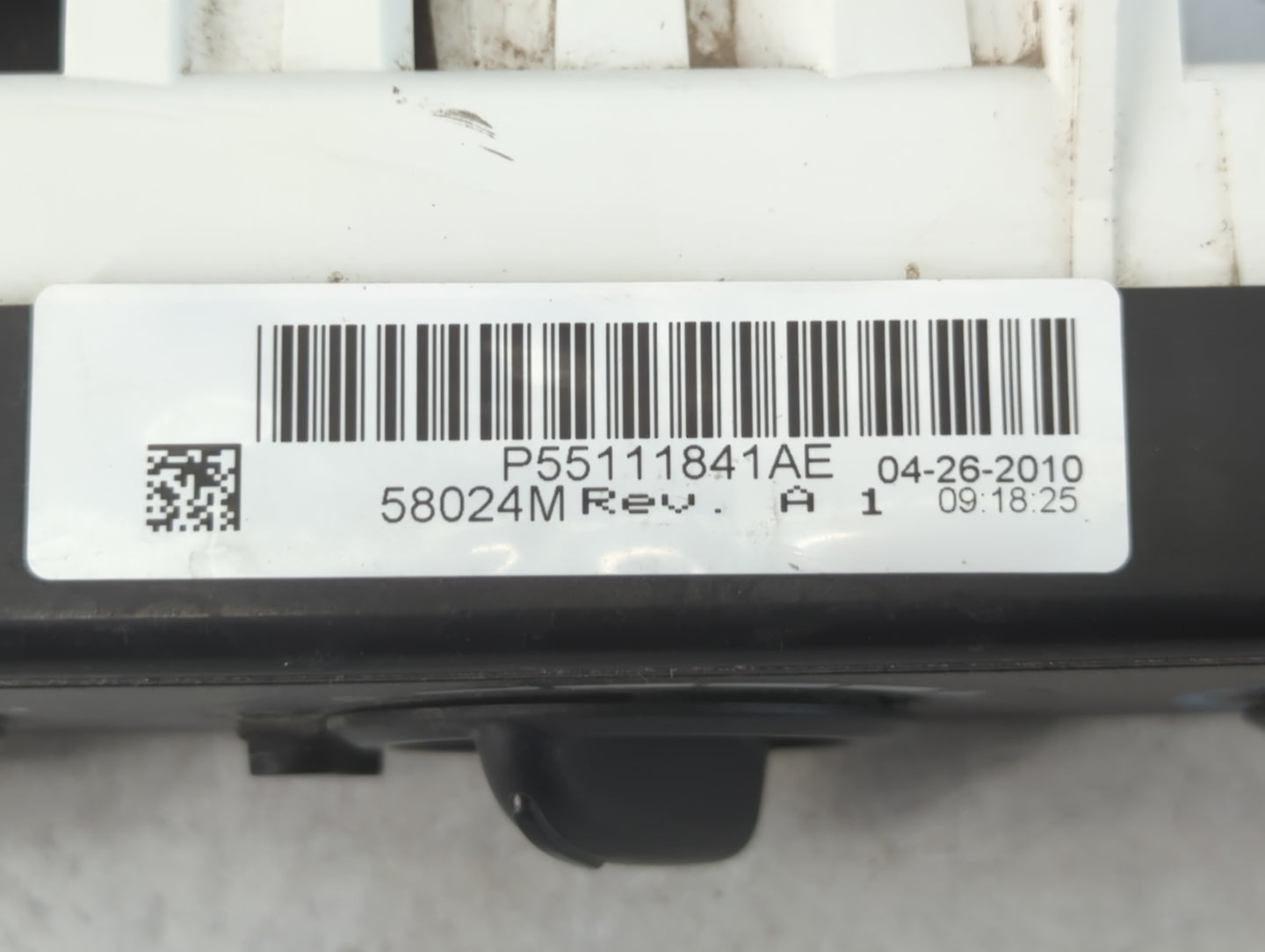 2007-2010 Jeep Wrangler Climate Control Module Temperature AC/Heater Replacement P/N:P5511841AE Fits Fits 2007 2008 2009 201