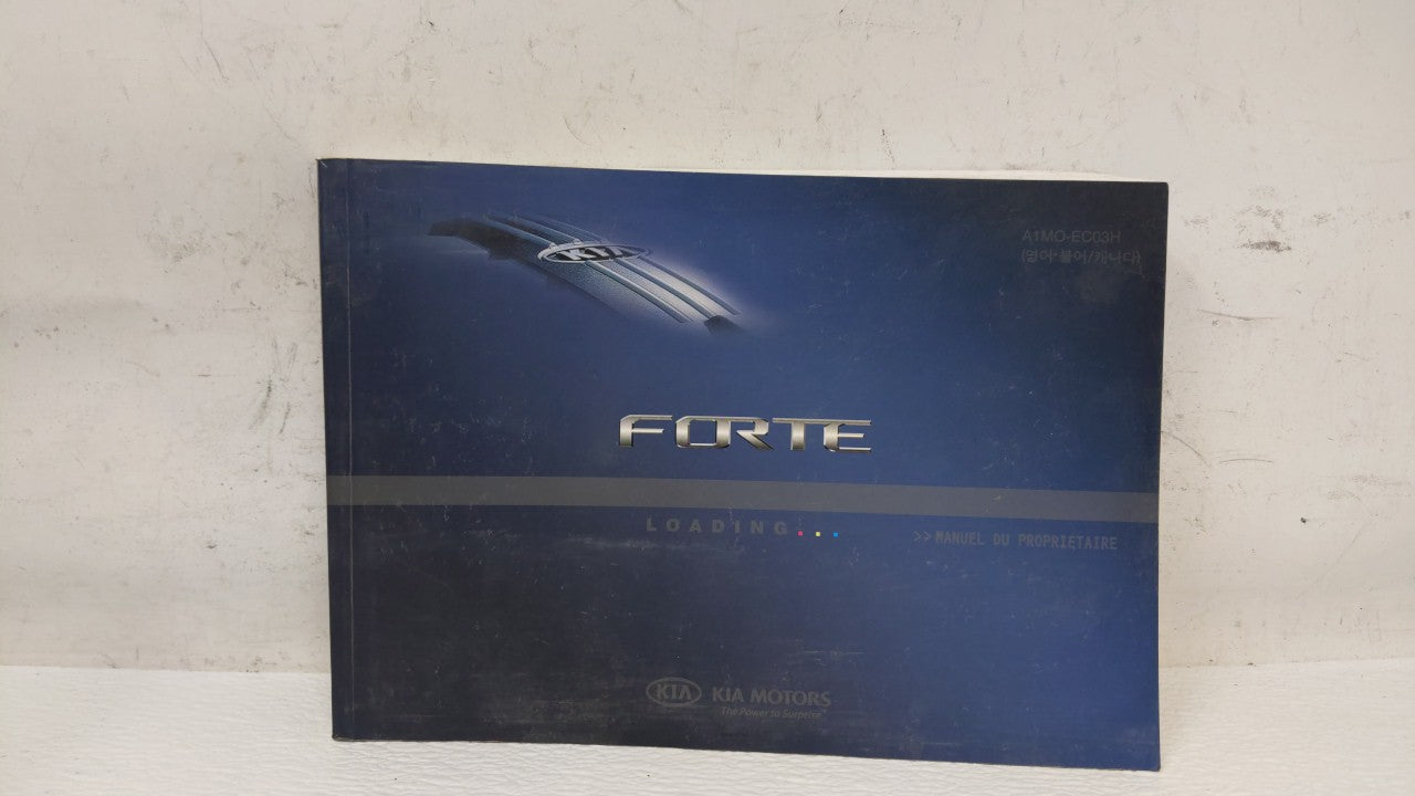 2010 Kia Forte Owners Manual Book Guide OEM Used Auto Parts - Oemusedautoparts1.com