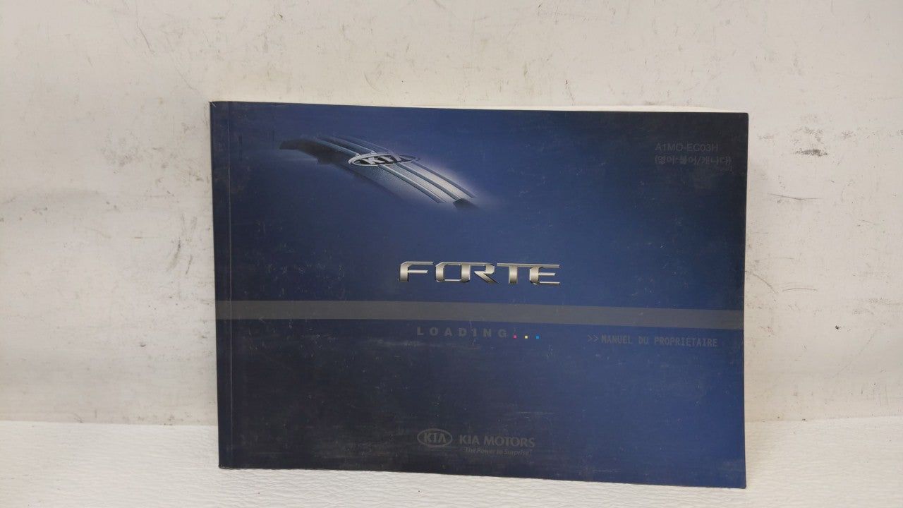 2010 Kia Forte Owners Manual Book Guide OEM Used Auto Parts - Oemusedautoparts1.com