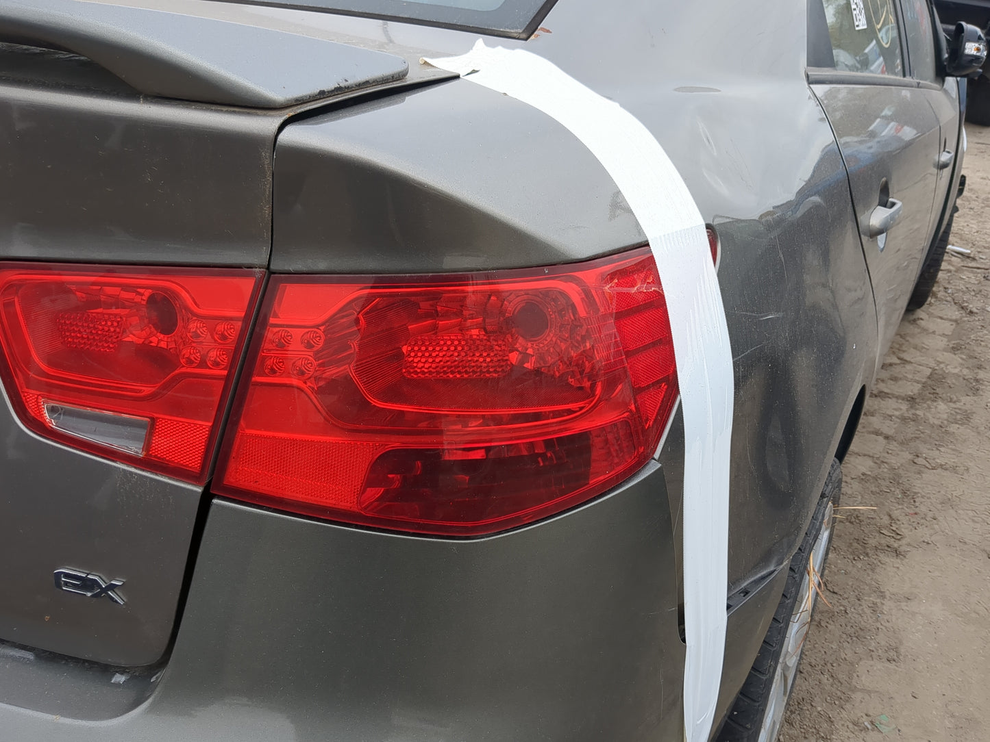 2010-2013 Kia Forte Tail Light Assembly Passenger Right OEM Fits Fits 2010 2011 2012 2013 OEM Used Auto Parts - Oemusedautop