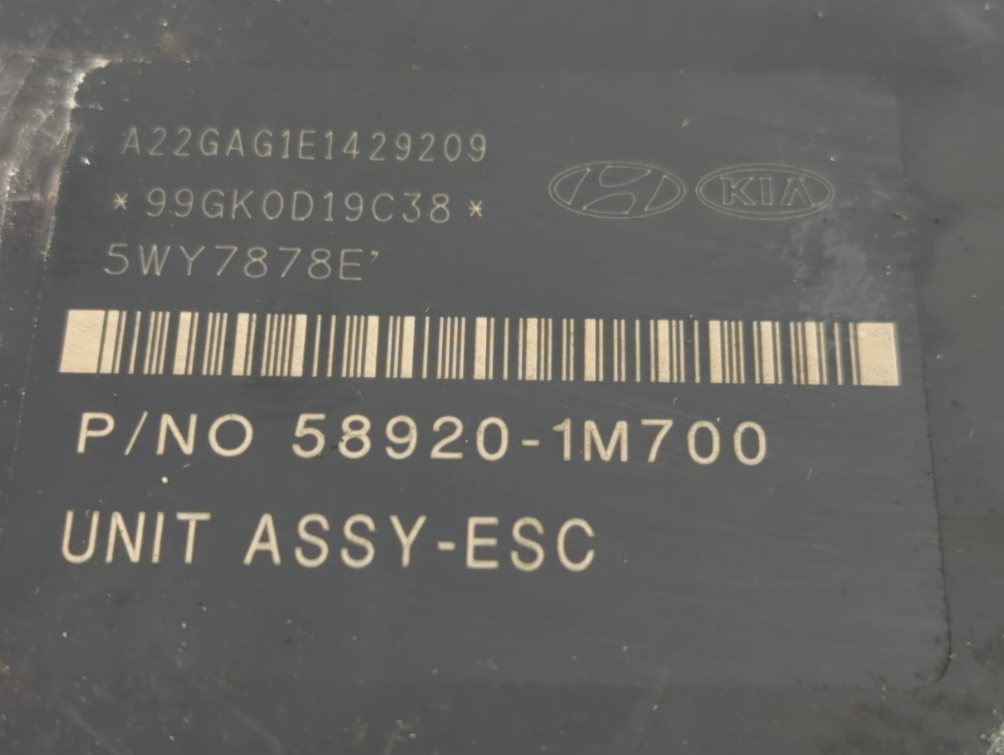 2010 Kia Forte ABS Pump Control Module Replacement P/N:58920-1M700 Fits OEM Used Auto Parts - Oemusedautoparts1.com