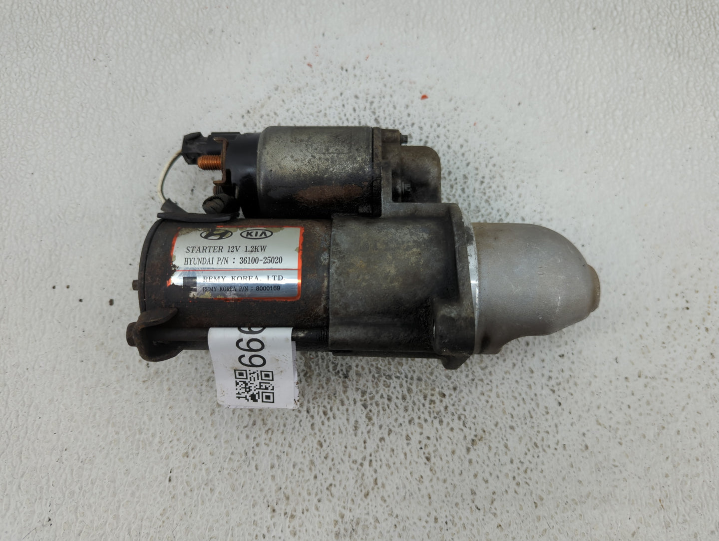 2010 Kia Forte Car Starter Motor Solenoid OEM P/N:36100-25020 Fits Fits 2006 2007 2008 2009 2011 2012 OEM Used Auto Parts - 