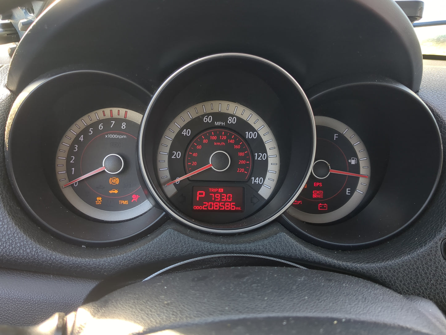 2010 Kia Forte Instrument Cluster Speedometer Gauges Fits OEM Used Auto Parts - Oemusedautoparts1.com