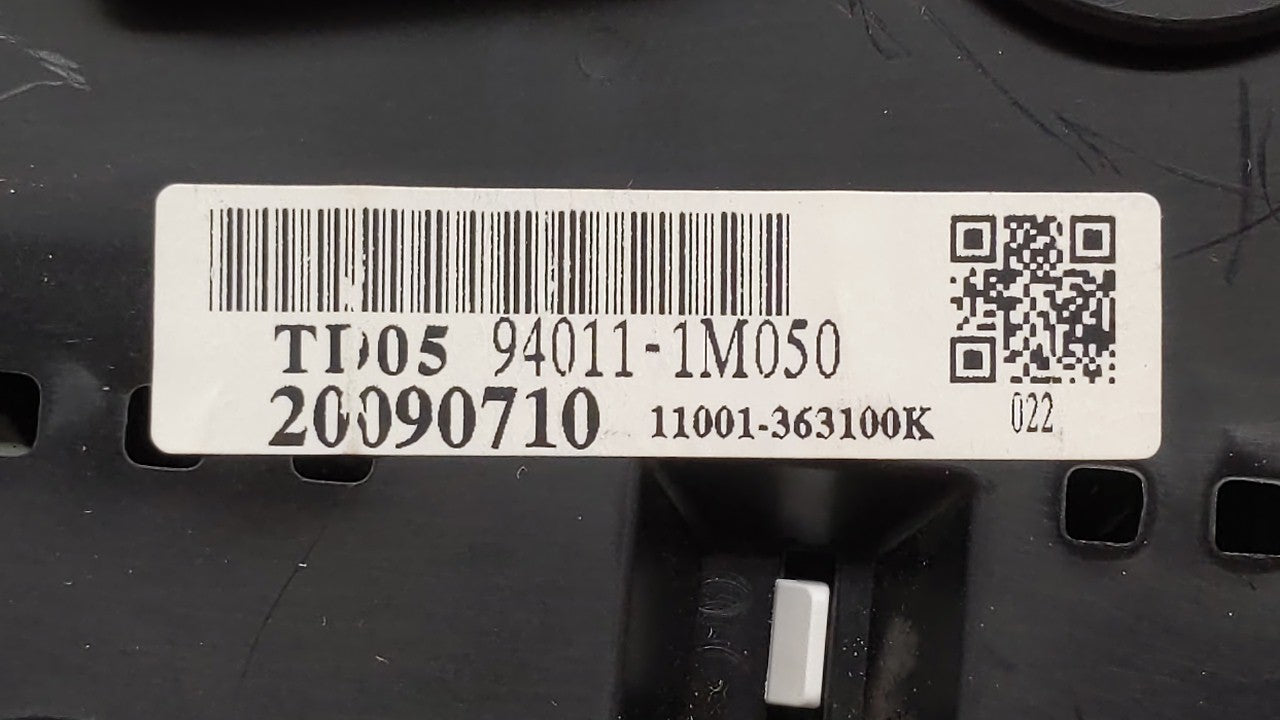 2010 Kia Forte Instrument Cluster Speedometer Gauges P/N:94011-1M050 94001-1M021 Fits OEM Used Auto Parts - Oemusedautoparts