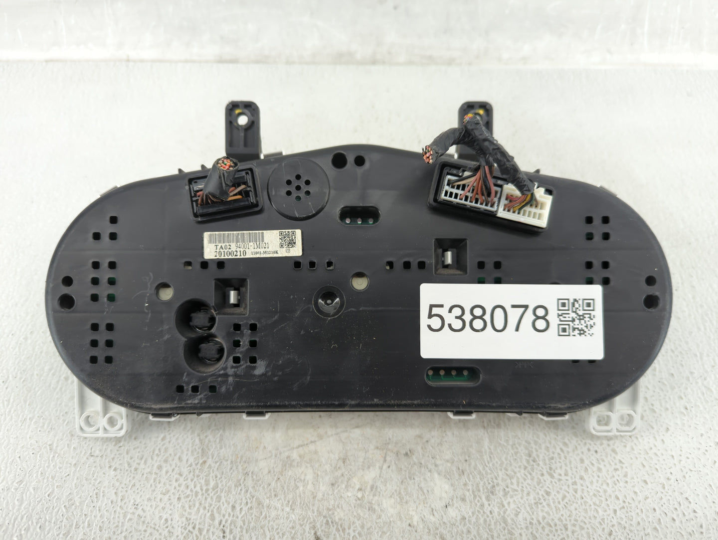 2010 Kia Forte Instrument Cluster Speedometer Gauges P/N:94001-1M021 Fits OEM Used Auto Parts - Oemusedautoparts1.com