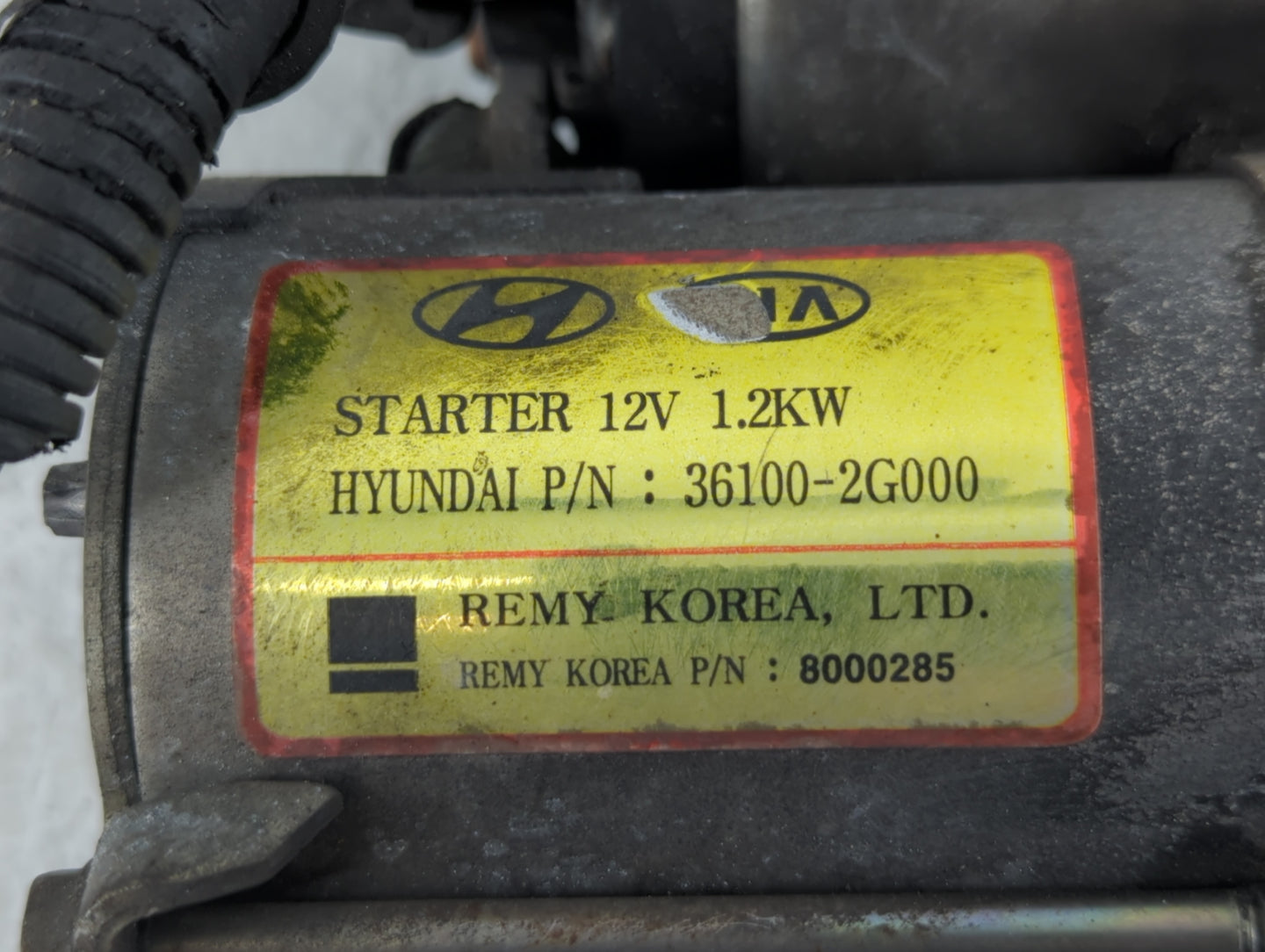 2010-2013 Kia Forte Car Starter Motor Solenoid OEM P/N:8000285 36100-2G000 Fits Fits 2008 2009 2010 2011 2012 2013 2014 2015