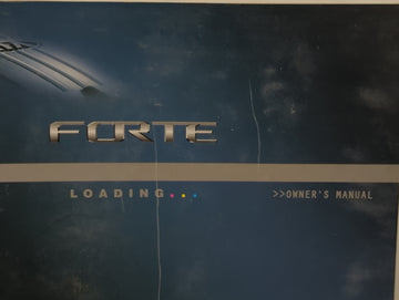 2010 Kia Forte Owners Manual Book Guide P/N:A1MO-EU08M OEM Used Auto Parts
