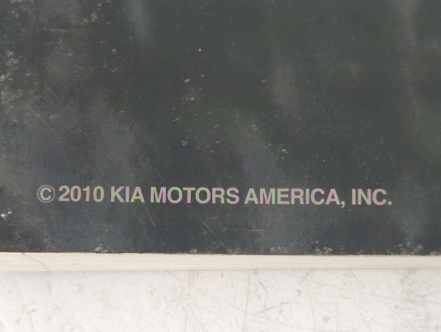 2010 Kia Forte Owners Manual Book Guide P/N:A1MO-EU08M OEM Used Auto Parts - Oemusedautoparts1.com