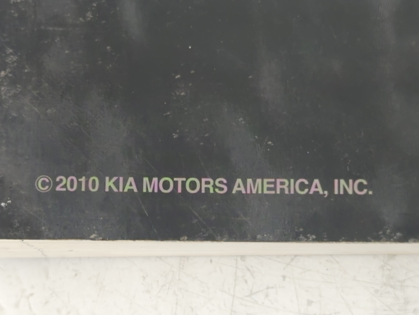 2010 Kia Forte Owners Manual Book Guide P/N:A1MO-EU08M OEM Used Auto Parts - Oemusedautoparts1.com